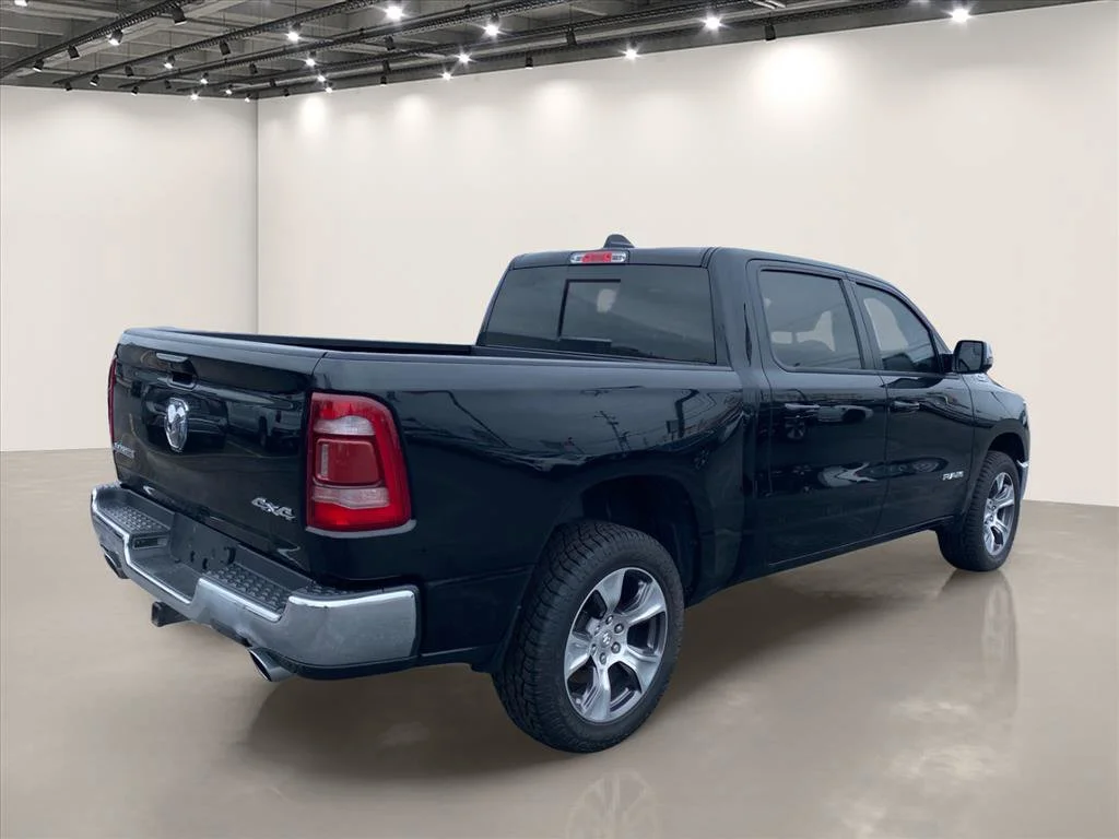 Used 2023 Diamond Black Crystal Pearlcoat Ram Laramie image 7