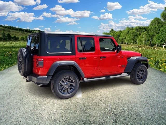 New 2025 Firecracker Red Clear-Coat Exterior Paint Jeep Sport S image 4
