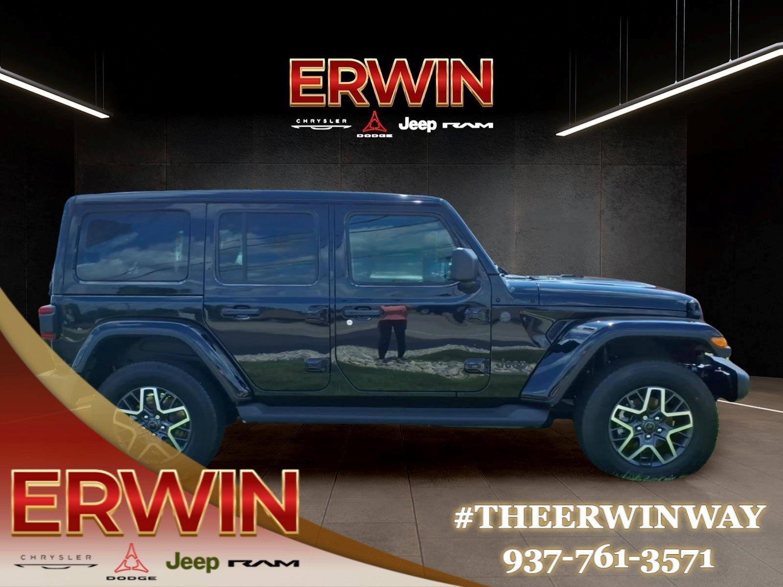 New 2026 Black Clear-Coat Exterior Paint Jeep Sahara image 6