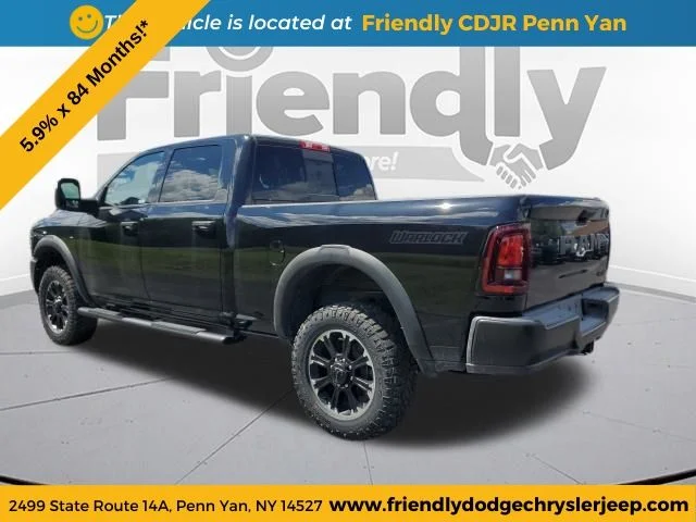 New 2026 Diamond Black Crystal Pearl-Coat Exterior Paint RAM Tradesman image 3