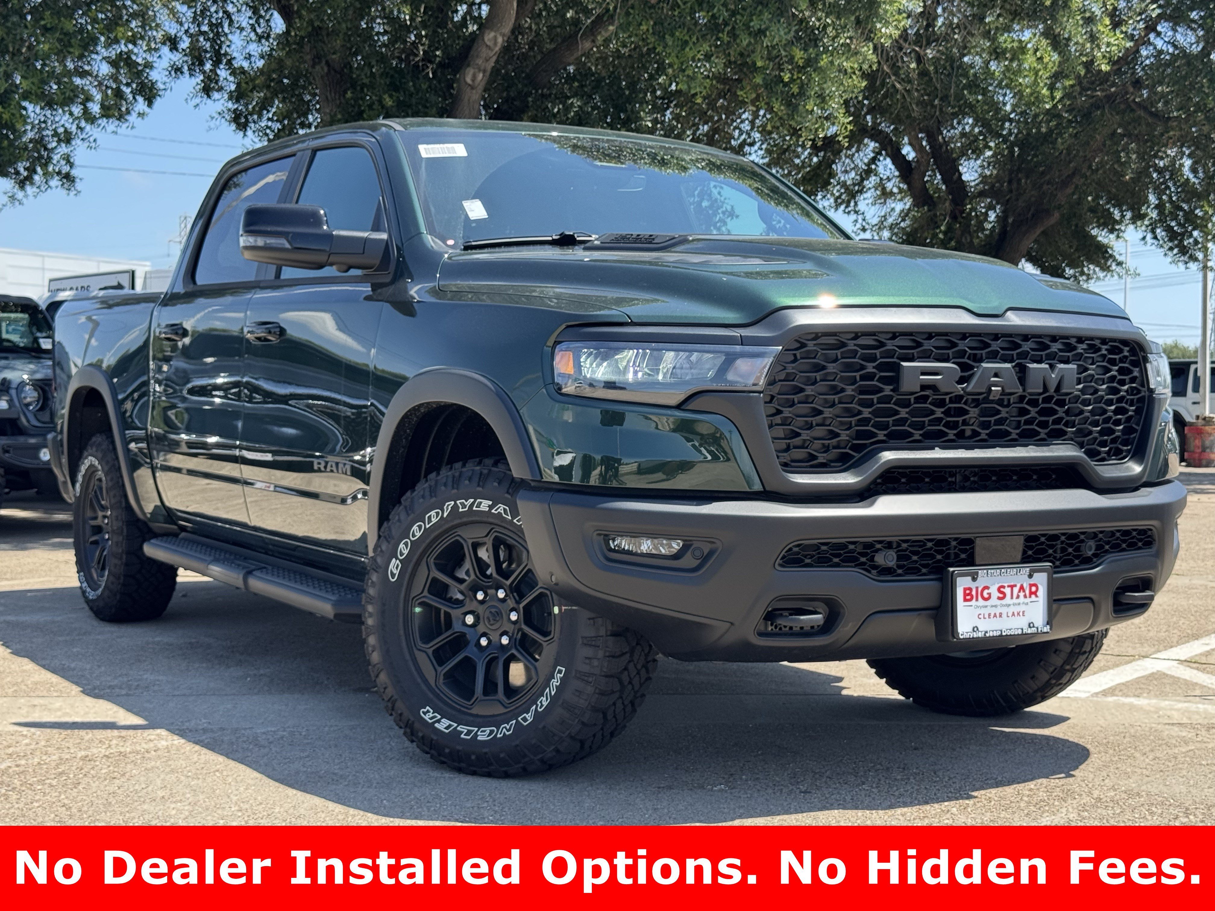 New 2026 Serrano-Green Metallic Exterior Paint RAM Rebel image 2