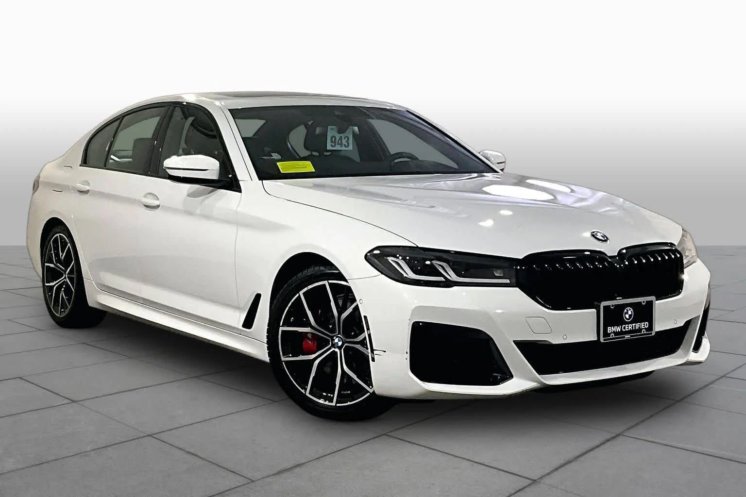 Certified Used 2023 Alpine White BMW 530i xDrive image 2