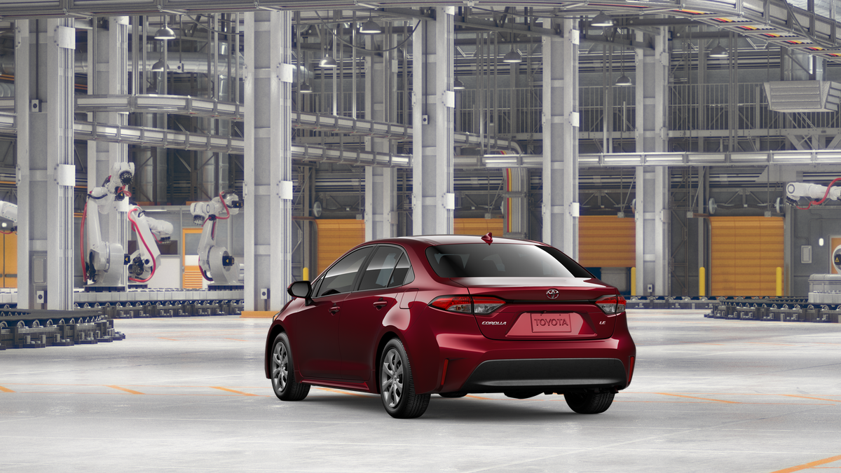 New 2026 Ruby Flare Pearl Toyota LE image 7
