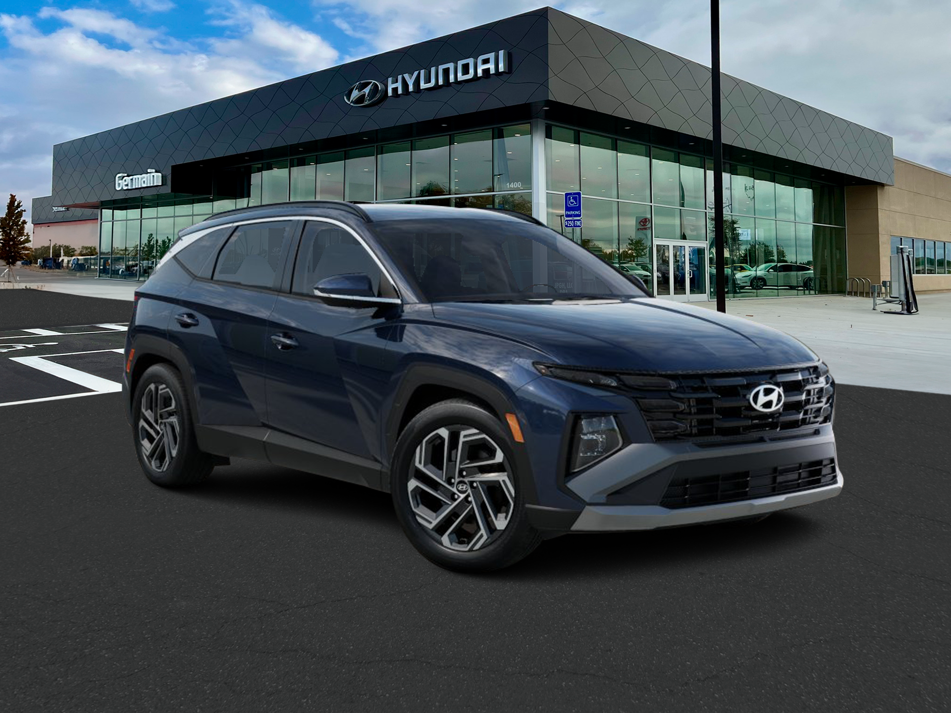 New 2026 Atlantis Blue Hyundai SEL Plus AWD image 7
