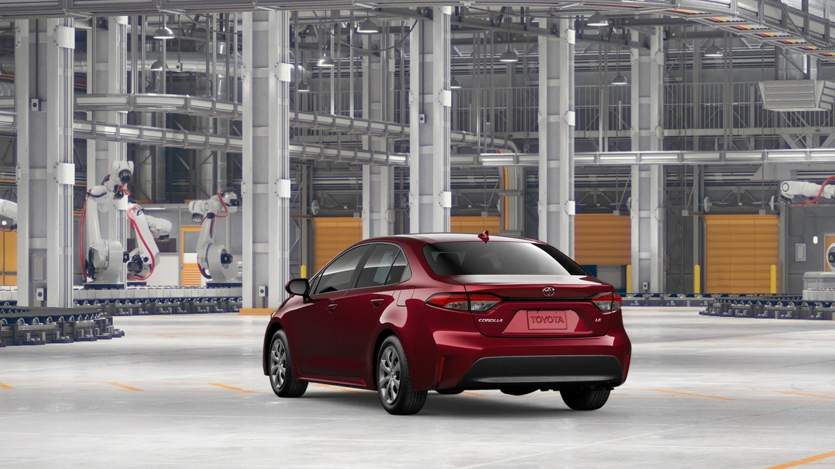 New 2026 Ruby Flare Pearl Toyota LE image 7