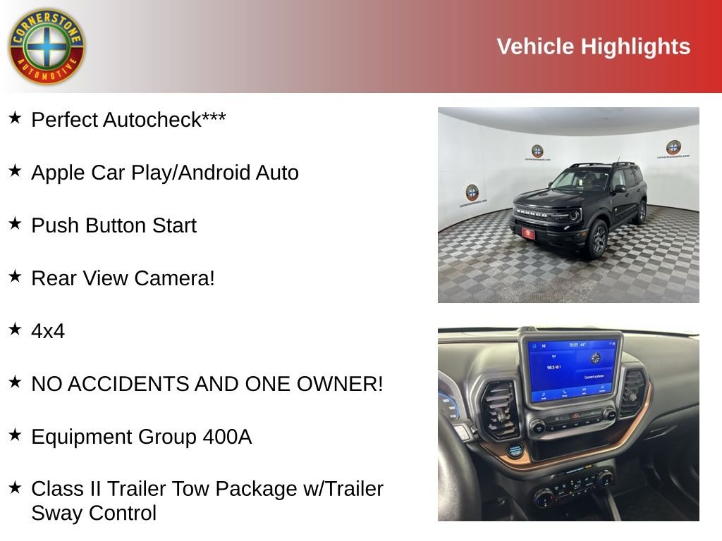 Used 2023 Ford Bronco Sport Badlands with VIN 3FMCR9D97PRE00188 for sale in Elk River, Minnesota