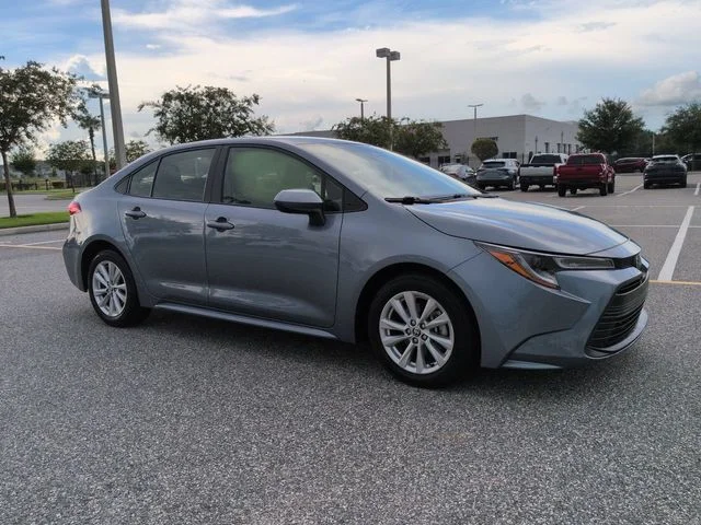 Certified Used 2023 Blue Toyota LE image 2