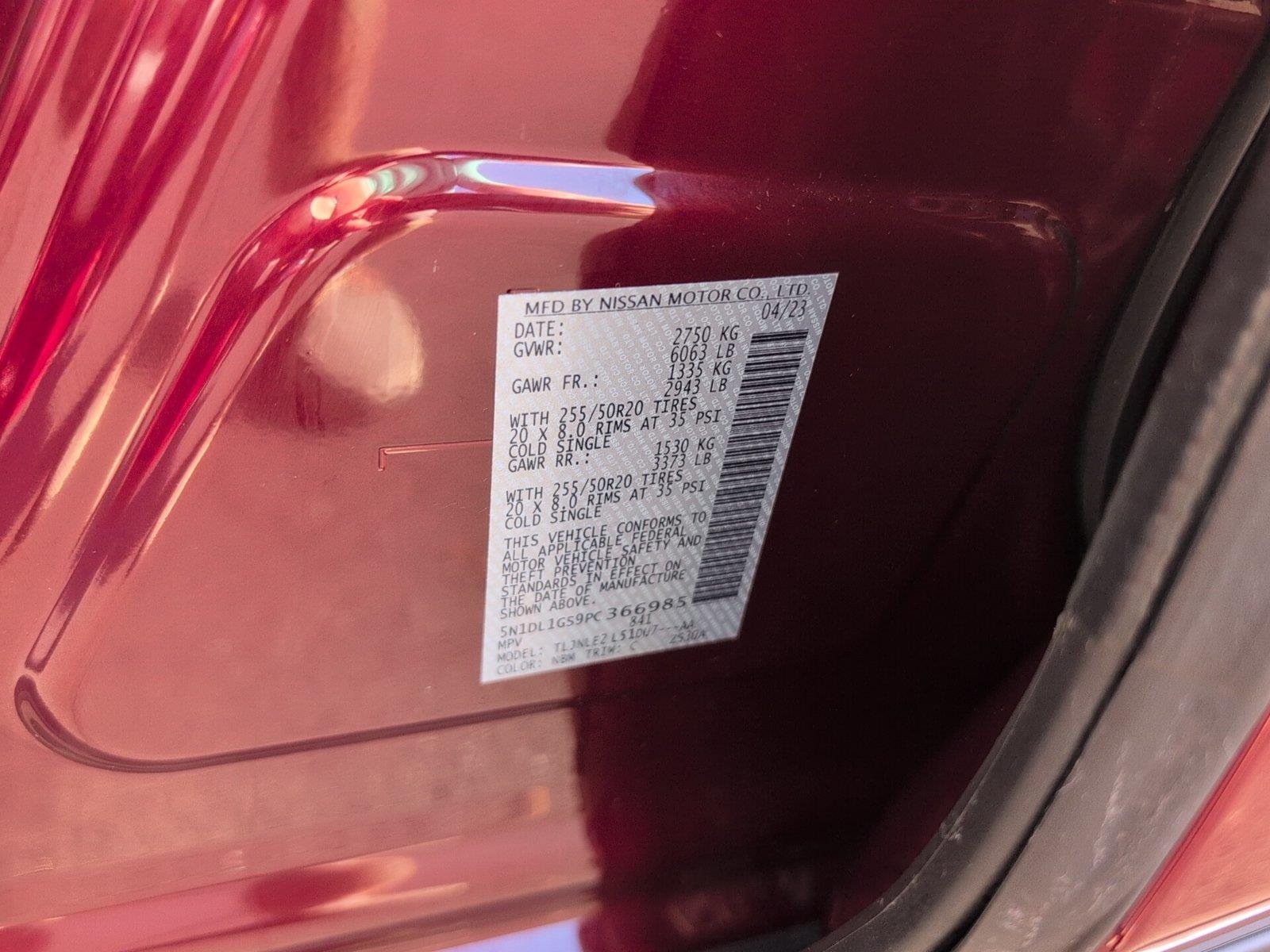 Used 2023 Deep Bordeaux INFINITI SENSORY image 11