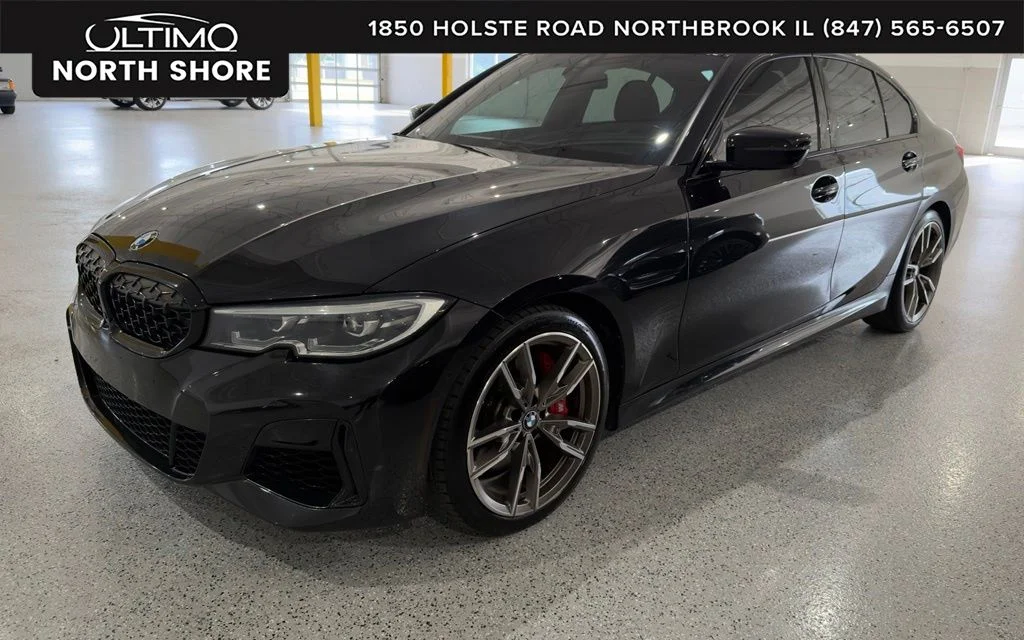 Used 2022 Black BMW M340i xDrive image 1