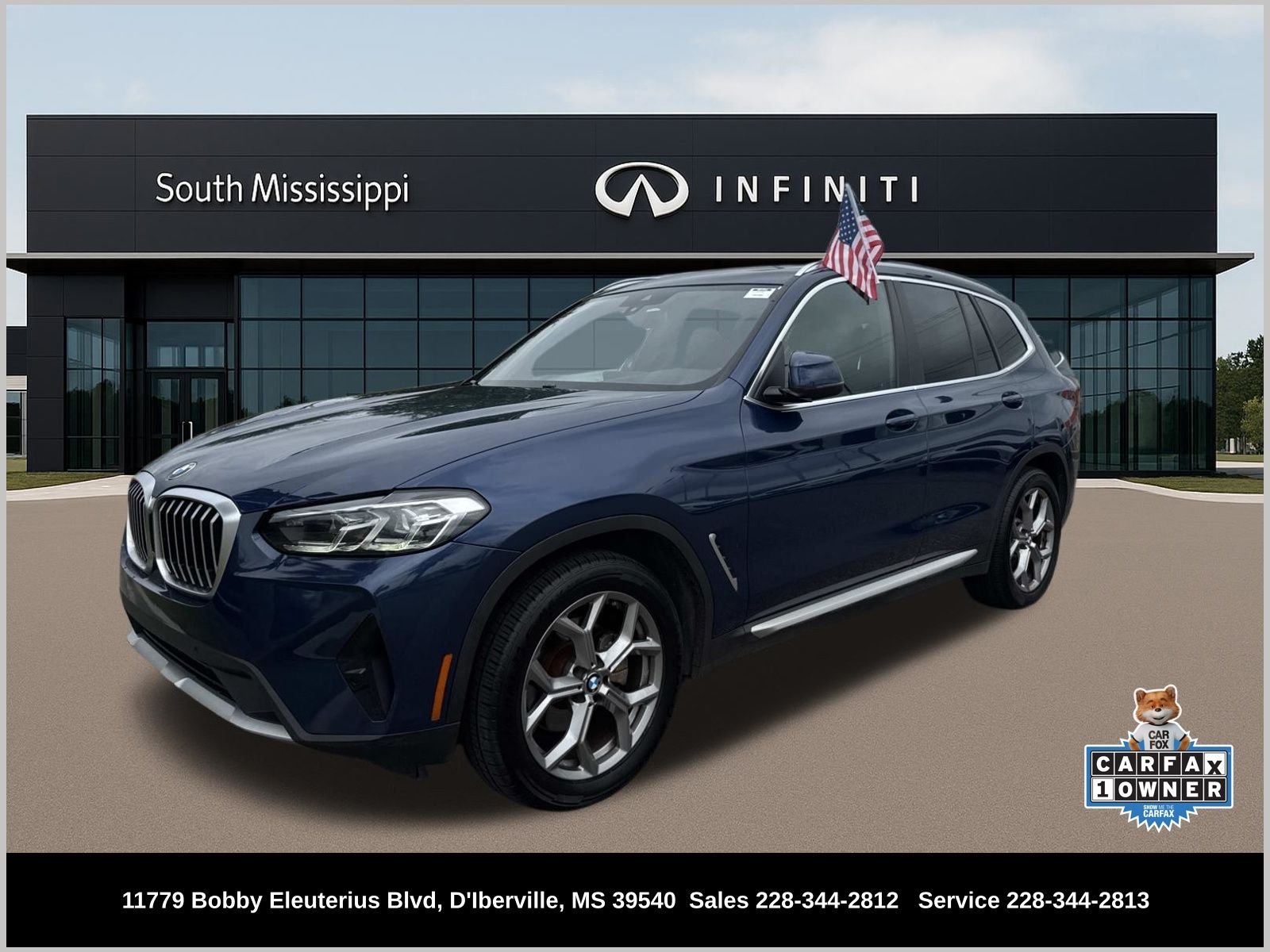 Used 2024 Blue BMW sDrive30i image 1