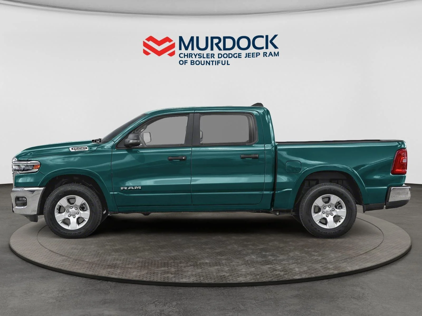 New 2026 Serrano-Green Metallic Exterior Paint RAM Big Horn 4x4 Crew Cab 5