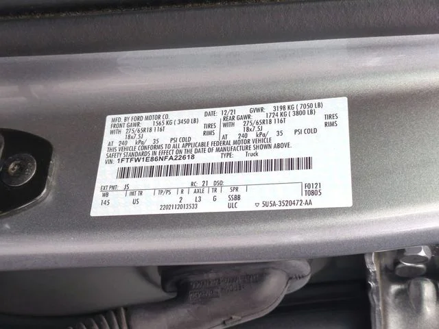 Used 2022 Silver Ford XLT image 36