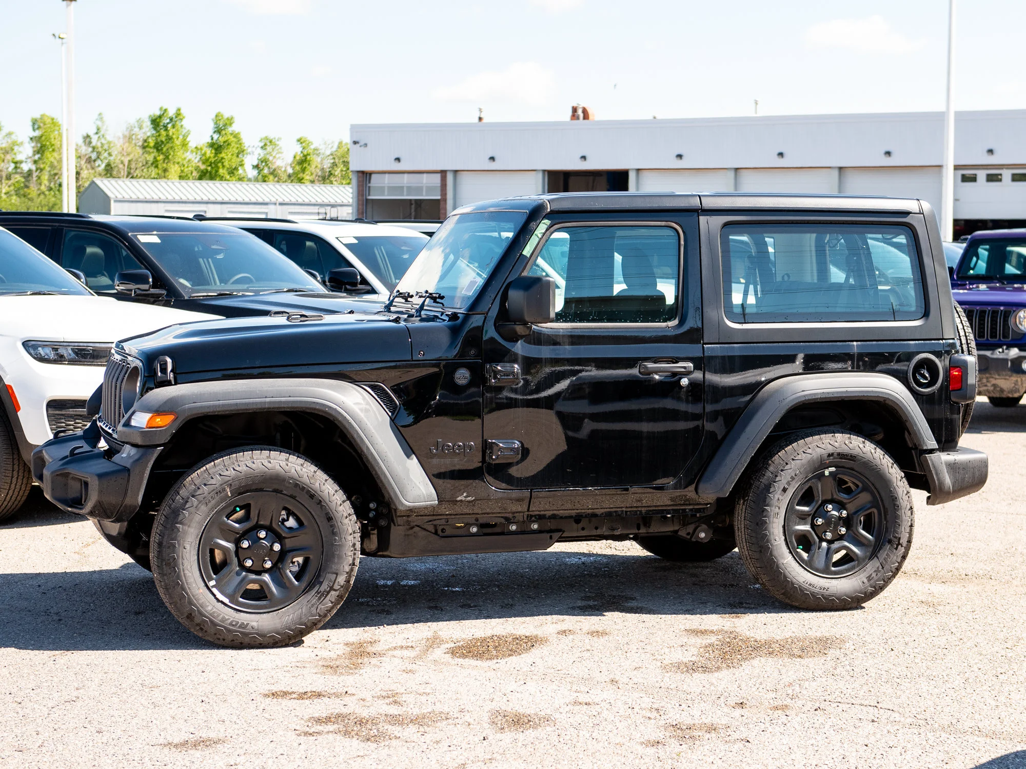New 2026 Black Jeep Sport* 2 Door 4x4, Turbo image 3