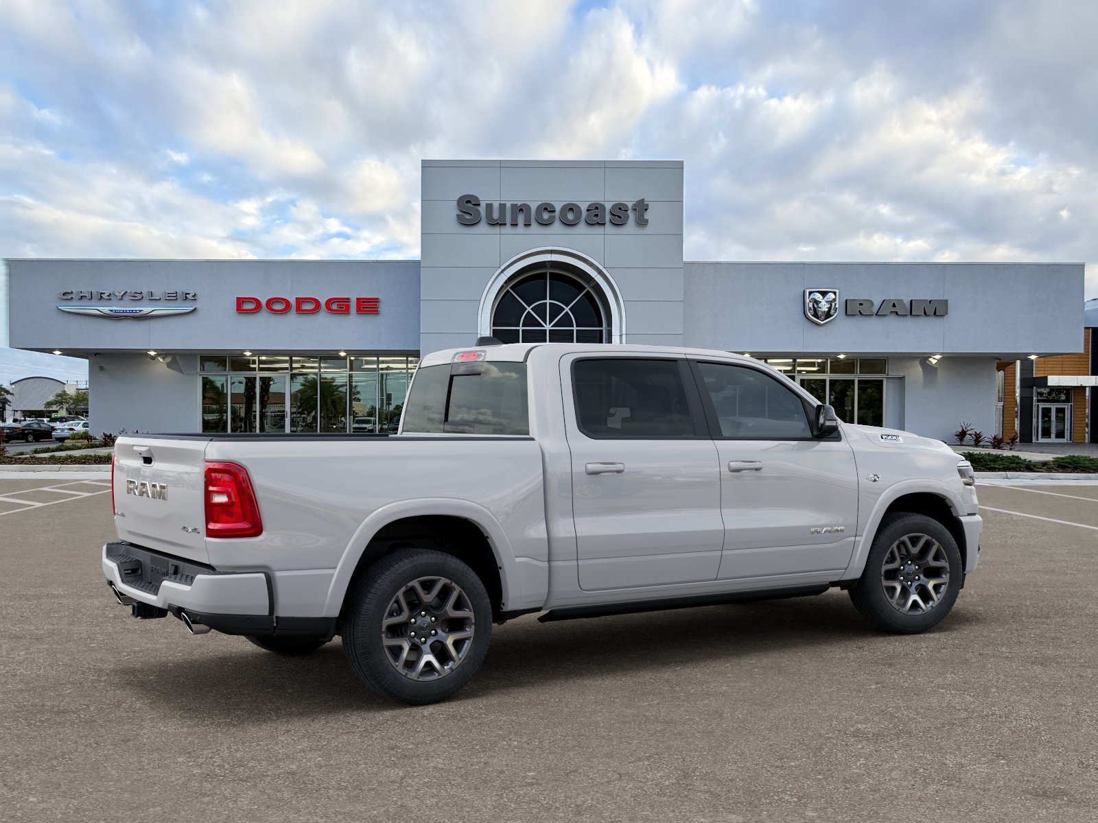 New 2026 Bright White Clear-Coat Exterior Paint RAM LARAMIE image 89