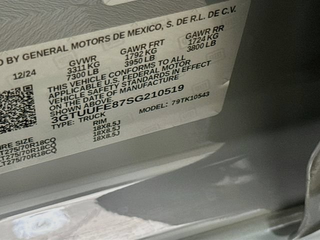 Used 2025 Thunderstorm Gray GMC AT4X image 35