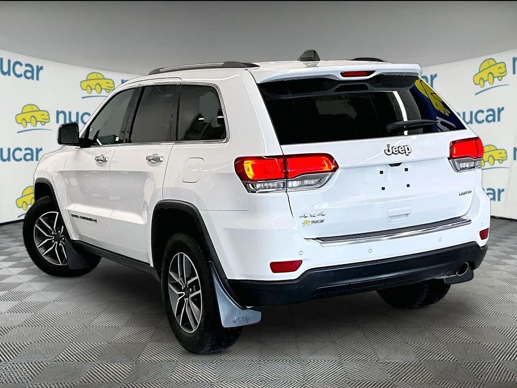 Used 2022 Bright White Clearcoat Jeep Limited image 4