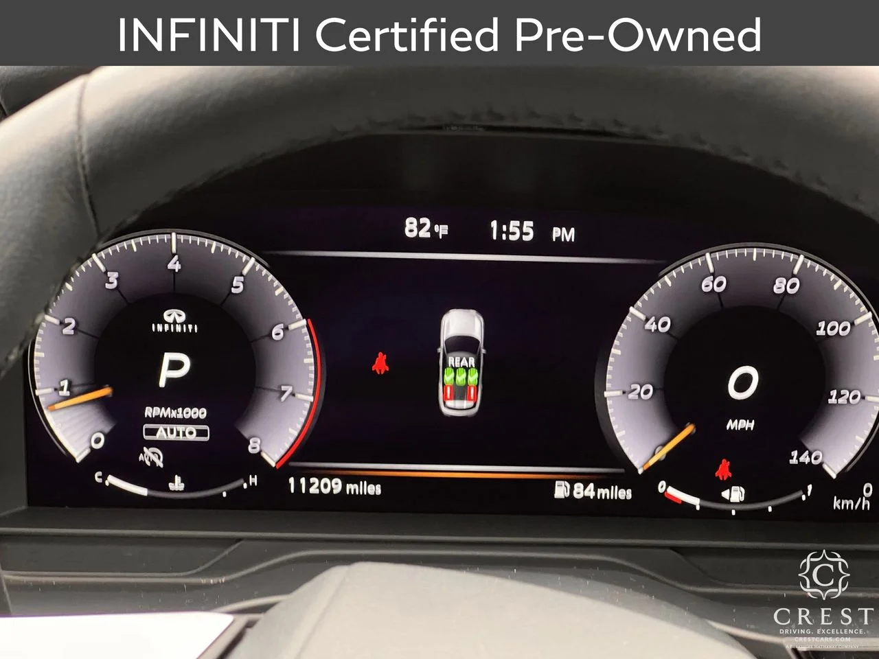 Certified Used 2025 Mineral Black INFINITI LUXE image 16
