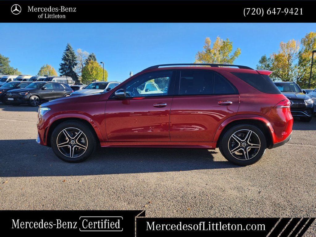 Certified Used 2021 Red Mercedes-Benz GLE 350 image 4