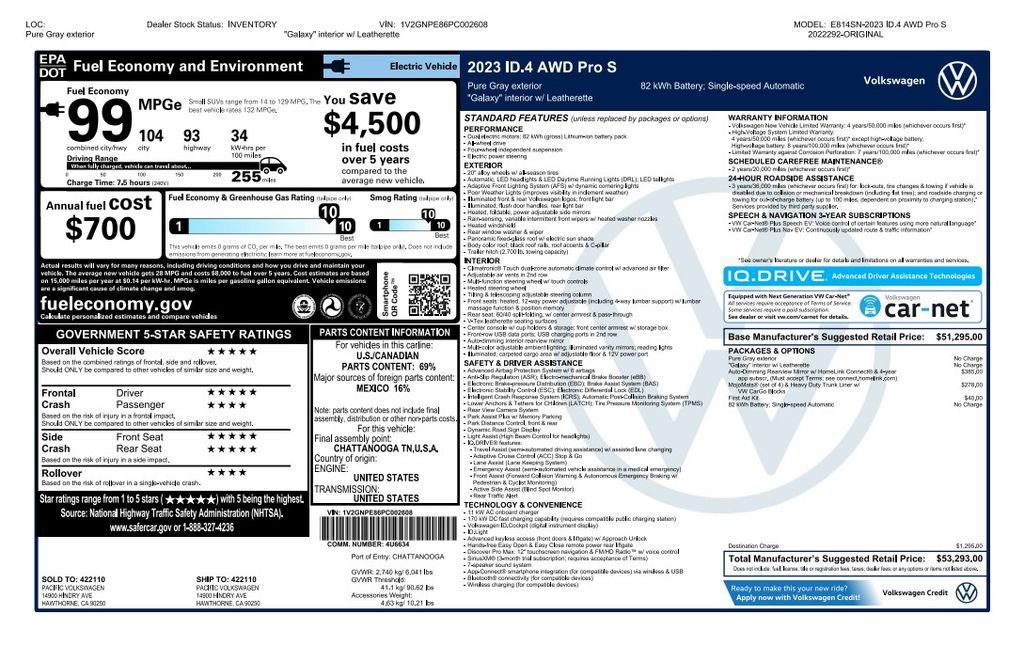 Used 2023 Gray Volkswagen Pro S image 4