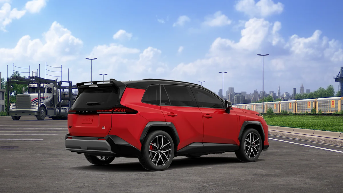 New 2026 Supersonic Red with Midnight Black Metallic roof Toyota GR SPORT image 10