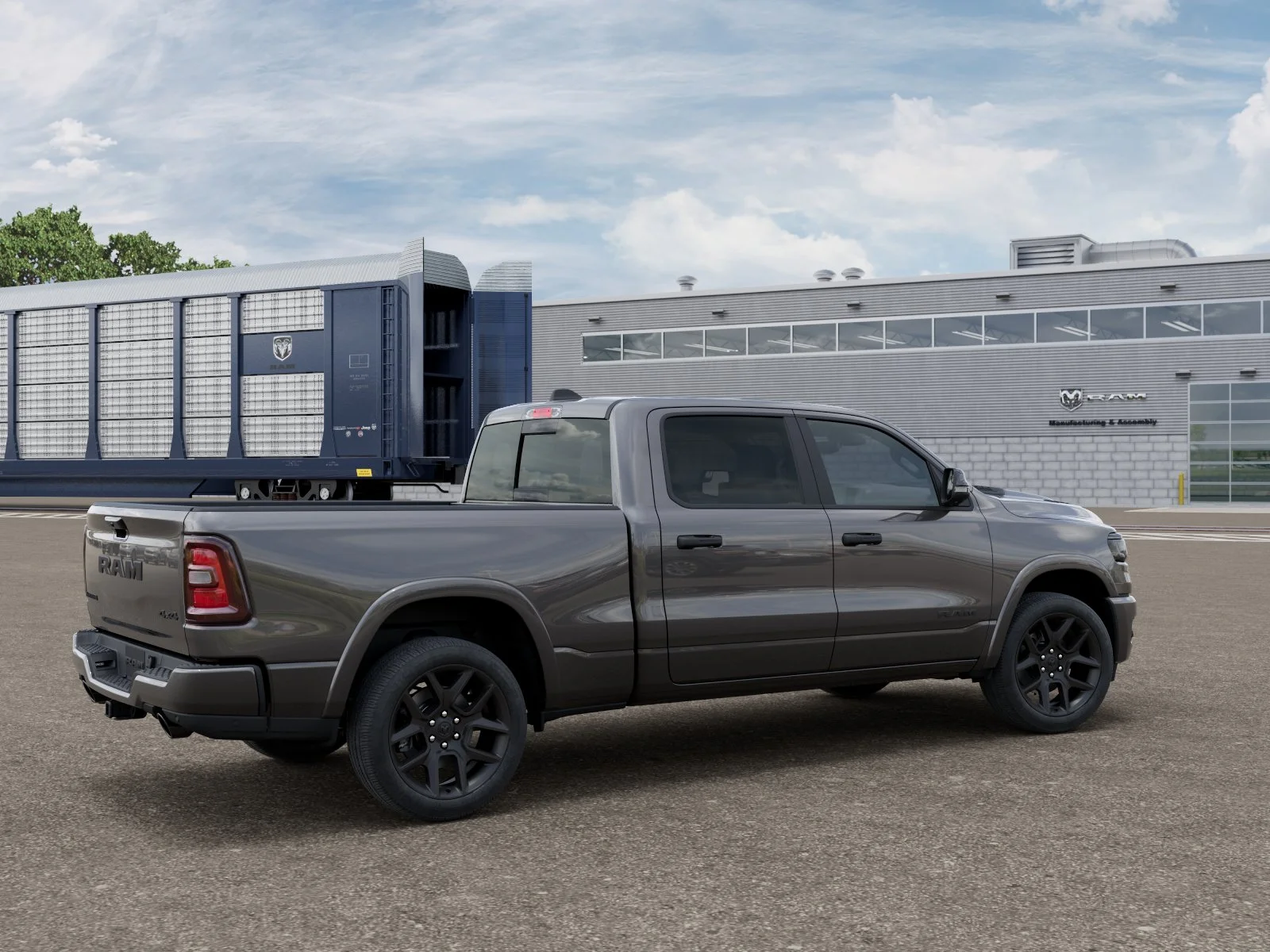 New 2027 Granite Crystal Metallic Clear-Coat Exterior Paint RAM Laramie image 20
