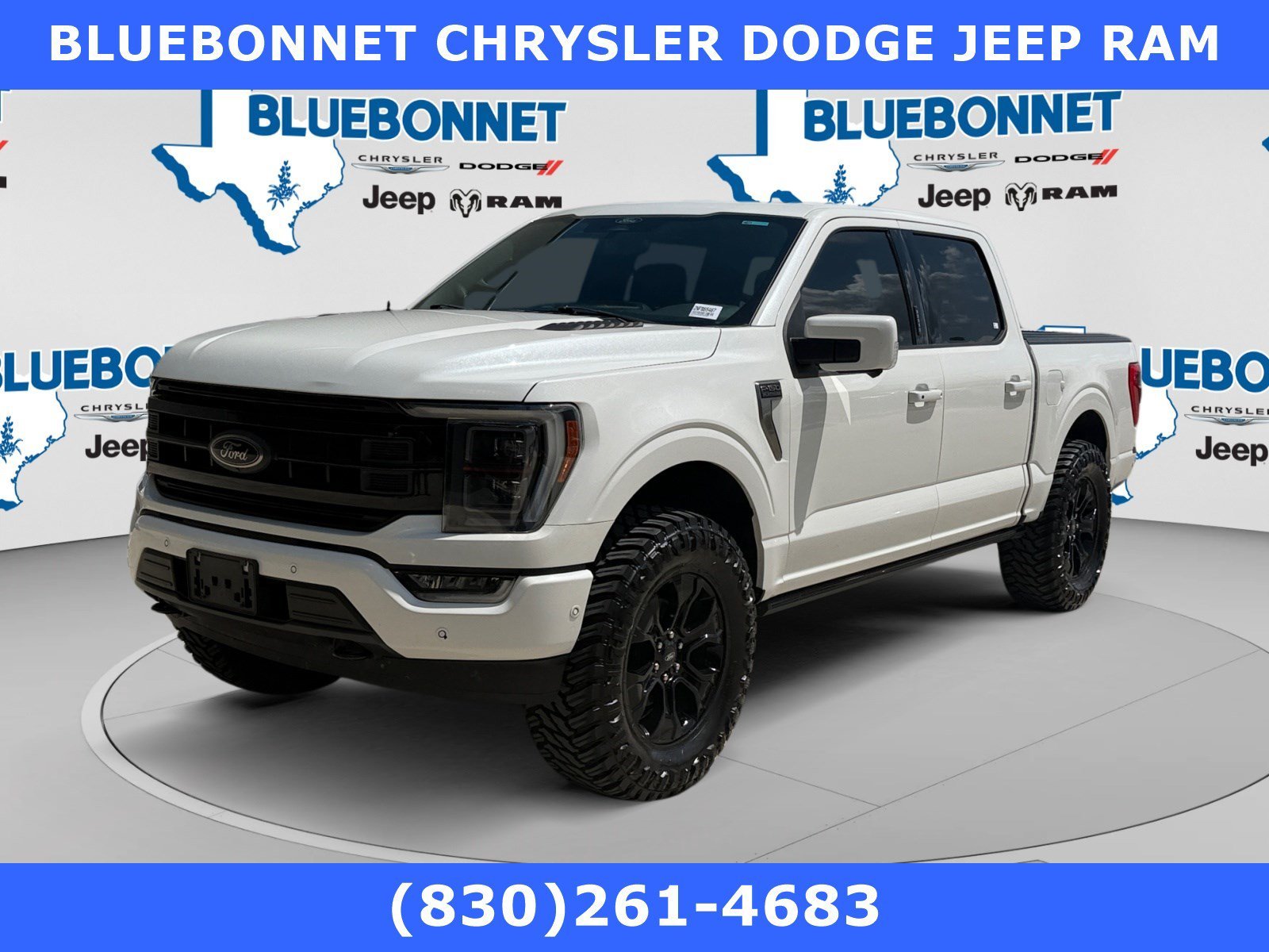 Used 2022 White Metallic Ford Platinum image 1