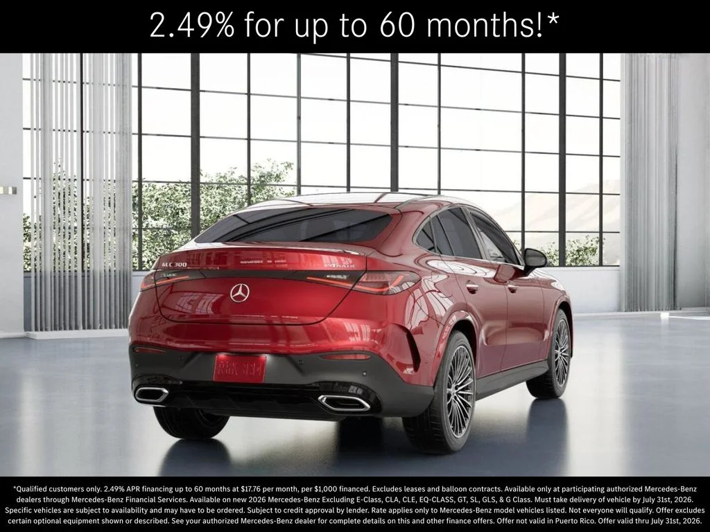 New 2026 MANUFAKTUR Patagonia Red Metallic Mercedes-Benz GLC 300 image 23