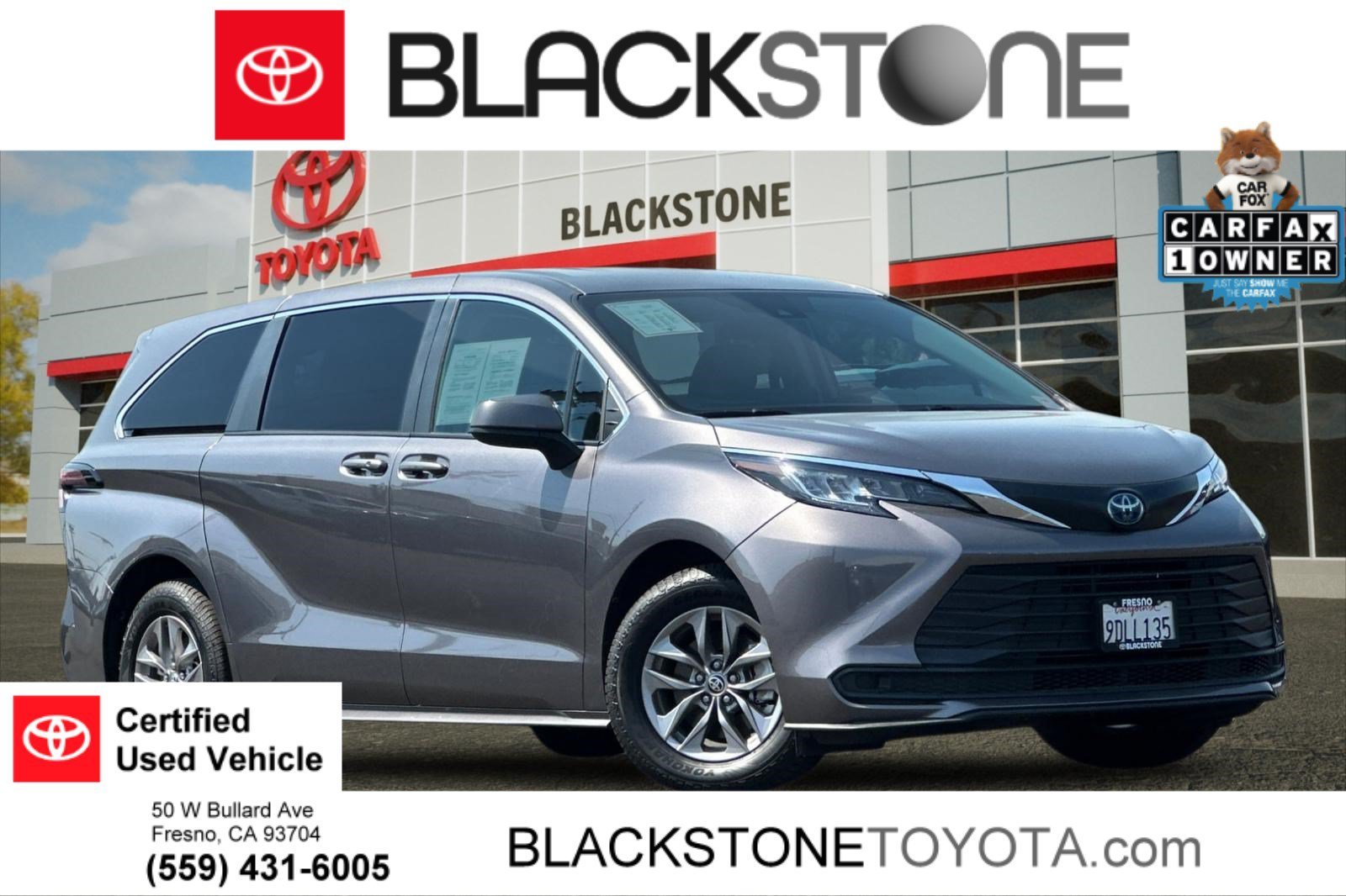 Certified Used 2023 Predawn Gray Mica Toyota LE image 1
