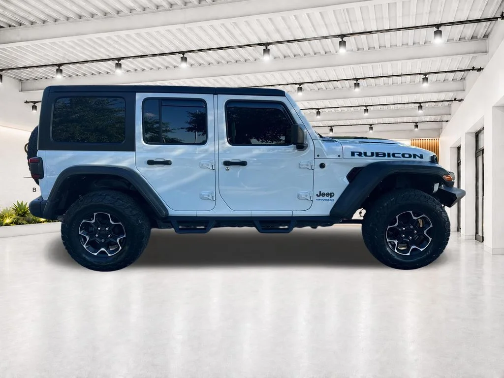 Used 2022 White Jeep Unlimited Rubicon 4xe image 16