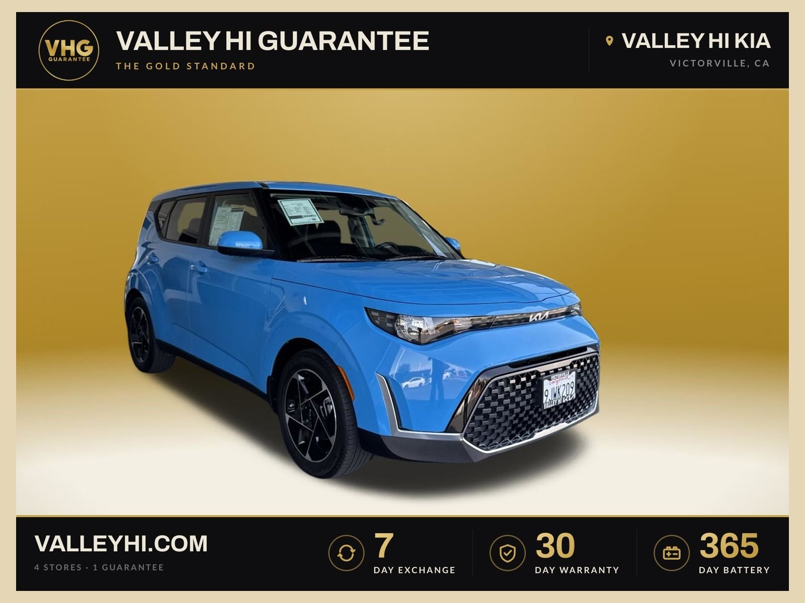 Certified Used 2024 Surf Blue Kia EX image 1