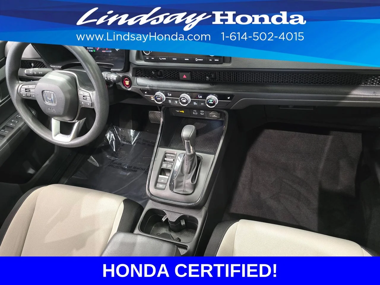 Certified Used 2024 Meteorite Gray Metallic Honda EX image 12