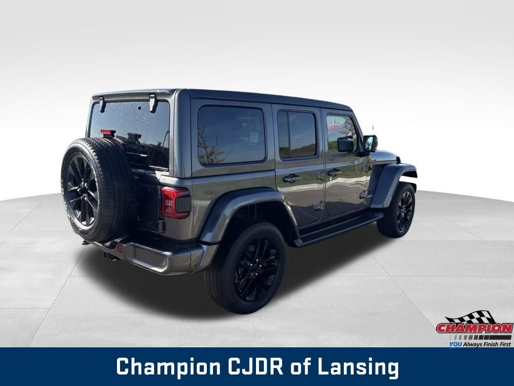 Used 2021 Gray Jeep Unlimited Sahara High Altitude image 8