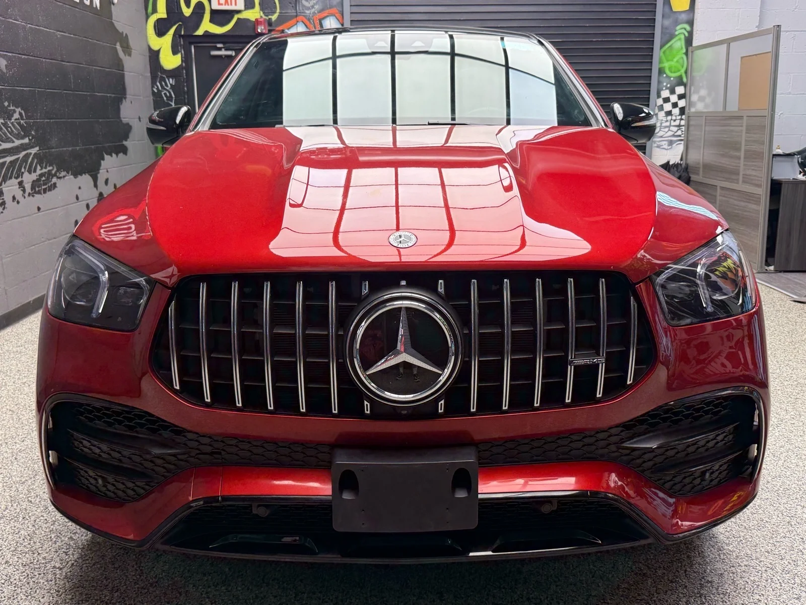 Used 2023 Manufaktur Cardinal Red Metallic (996) Mercedes-Benz GLE COUPE AMG 53 image 2