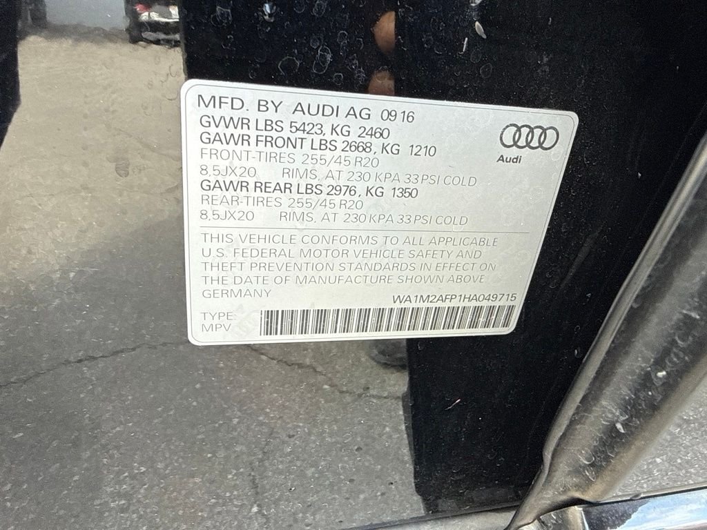 Used 2017 Black Audi 2.0T Premium Plus image 23