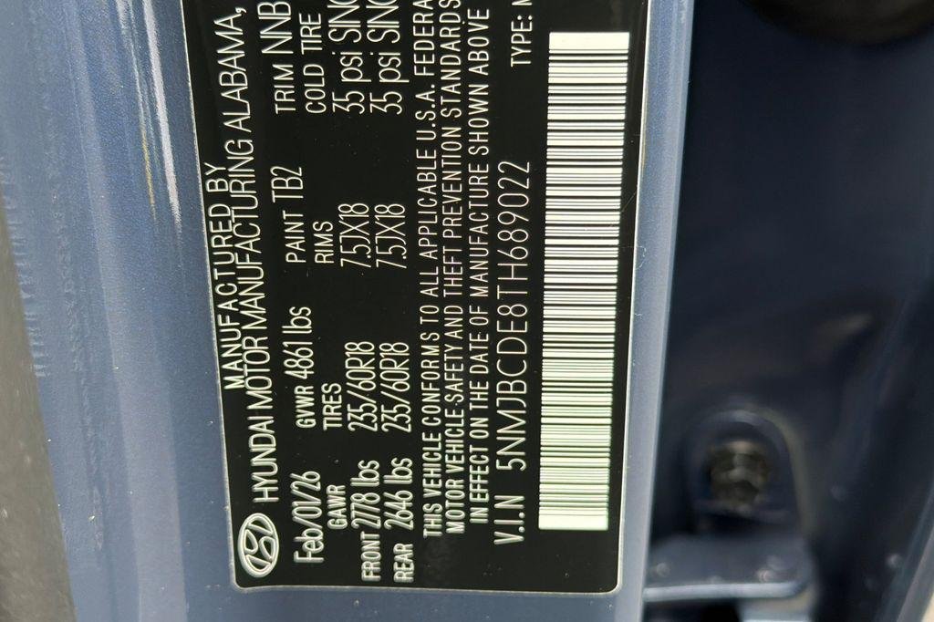 New 2026 Blue Hyundai SEL AWD image 22