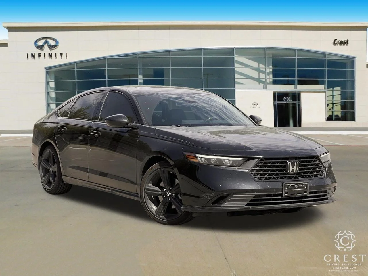 Used 2024 Crystal Black Pearl Honda Sport-L image 2