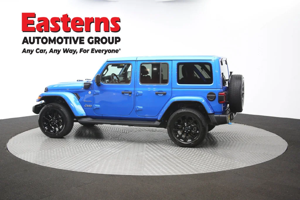 Used 2024 Blue Jeep Sahara 4xe image 63