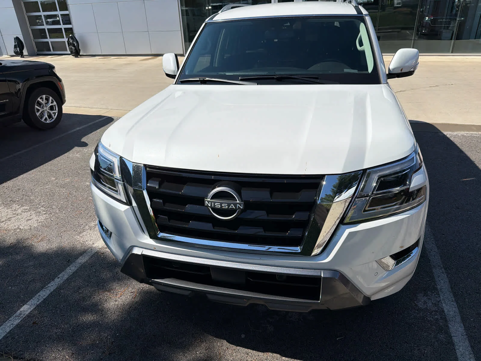Used 2024 Aspen White Tricoat Nissan SV image 2