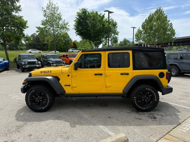 Used 2021 Yellow Jeep Unlimited Willys image 3