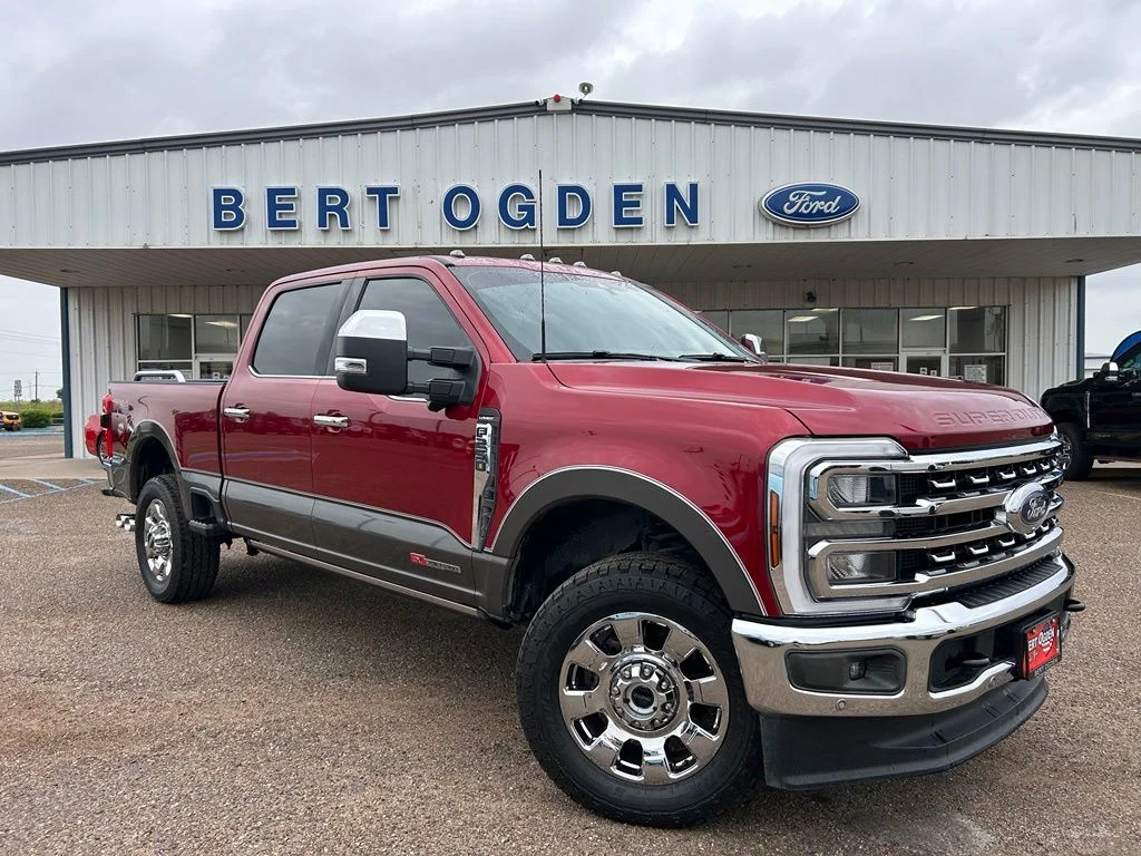 Used 2025 Red Ford Lariat image 1