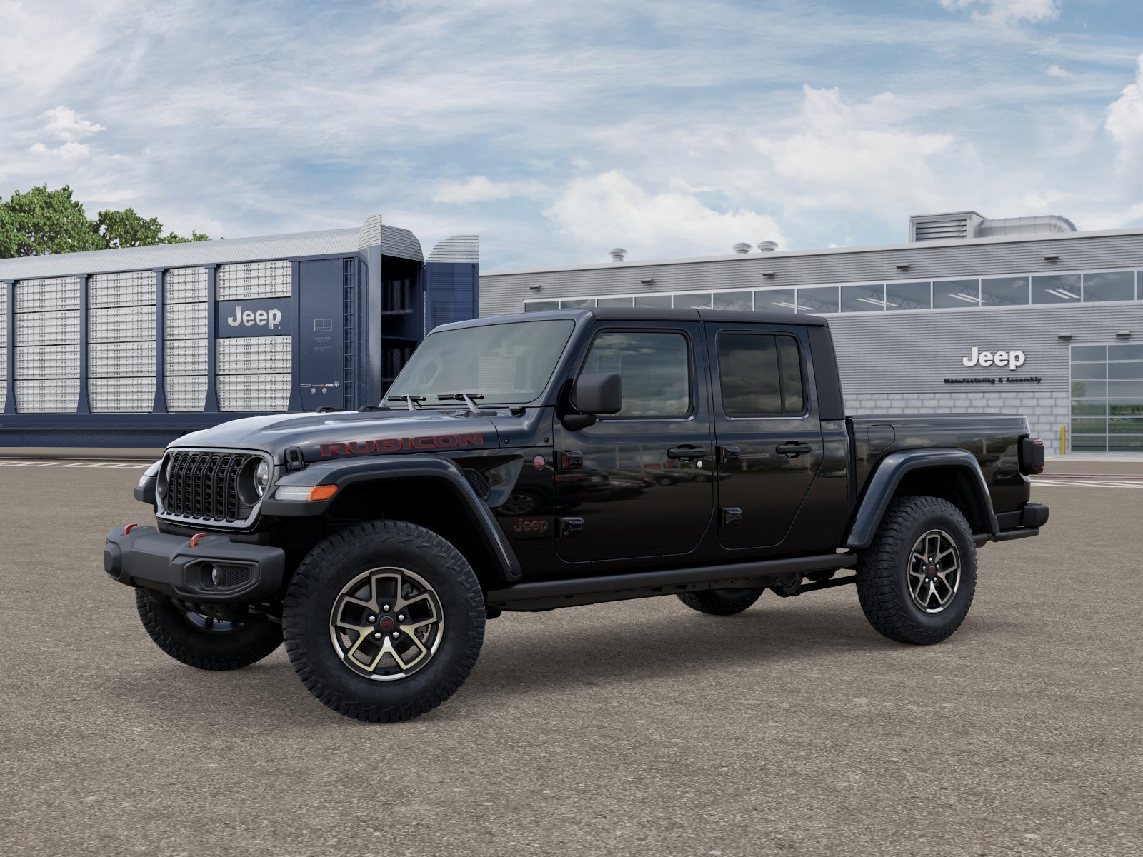 New 2027 Black Clearcoat Jeep Rubicon image 1