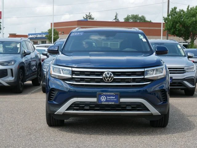 Certified 2023 Volkswagen Atlas Cross Sport SE w/Tech with VIN 1V2KC2CA5PC222542 for sale in Inver Grove Heights, Minnesota