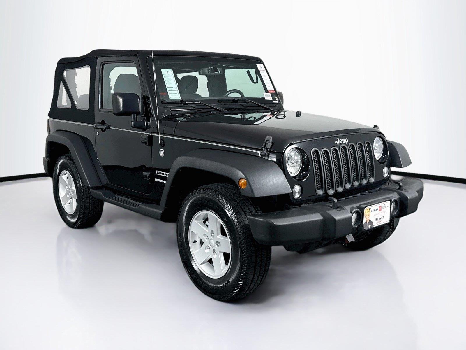 Used 2017 Black Clearcoat Jeep Sport image 8