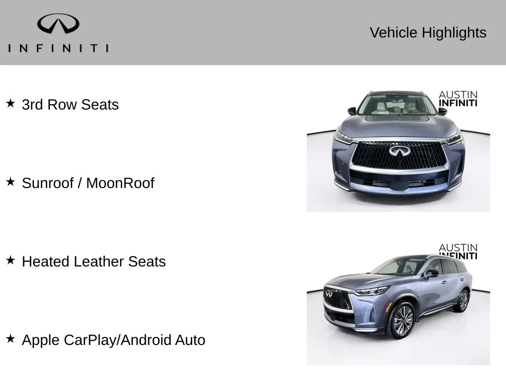 Certified Used 2027 Blue INFINITI LUXE image 3