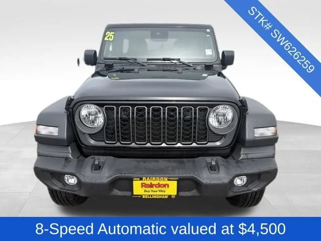 New 2025 Black Clear-Coat Exterior Paint Jeep Sport S image 2
