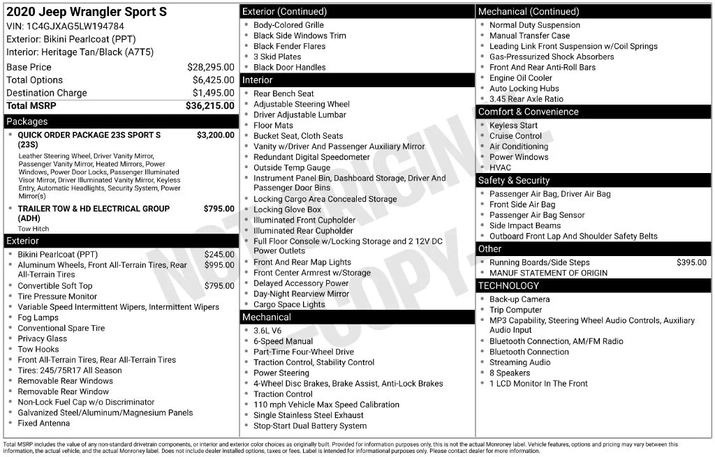 Used 2020  Jeep Sport S image 2