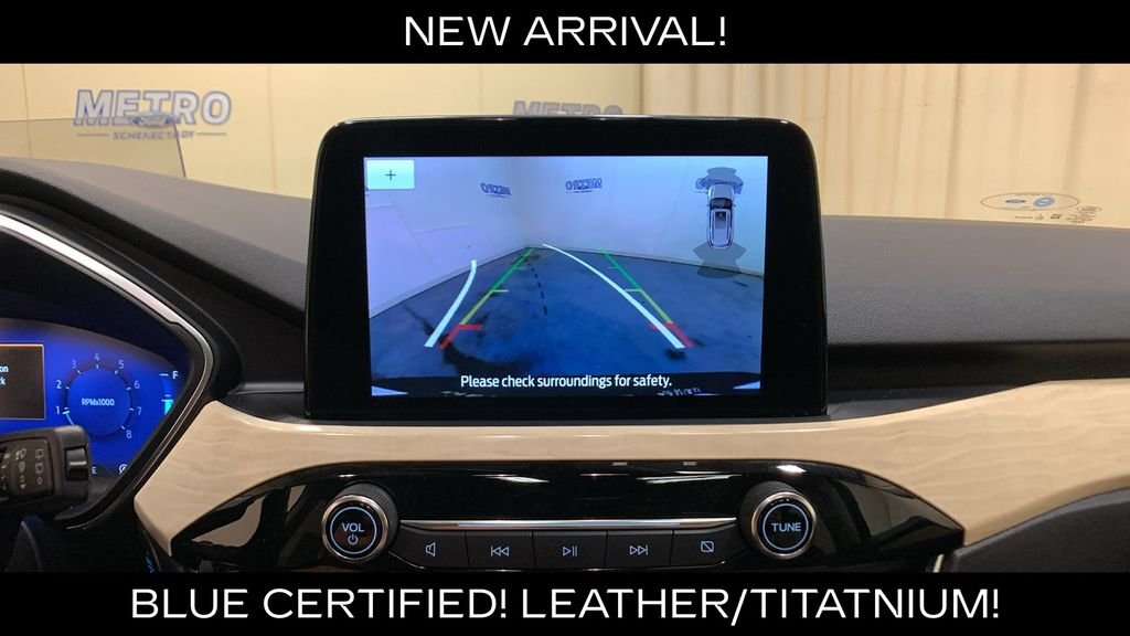 Certified Used 2022 White Metallic Ford Titanium image 42