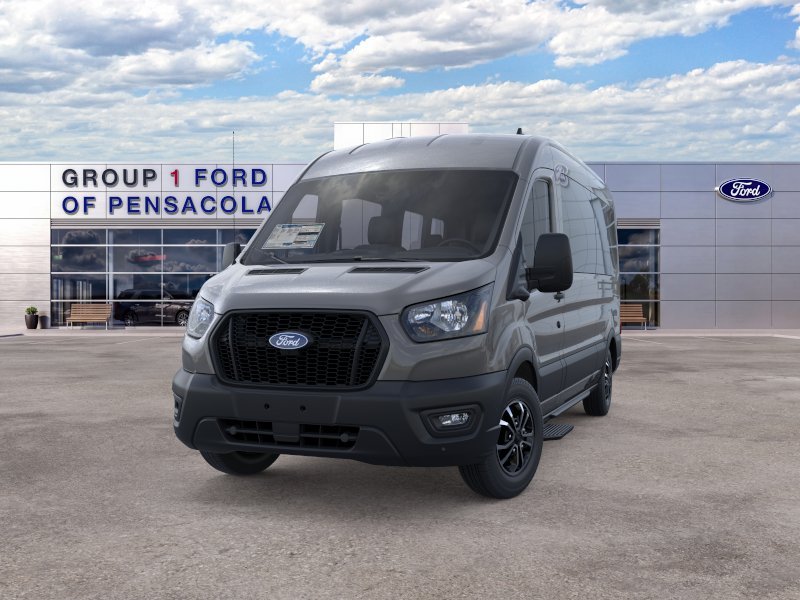 New 2026 Carbonized Gray Metallic Ford Passenger Van XL image 2