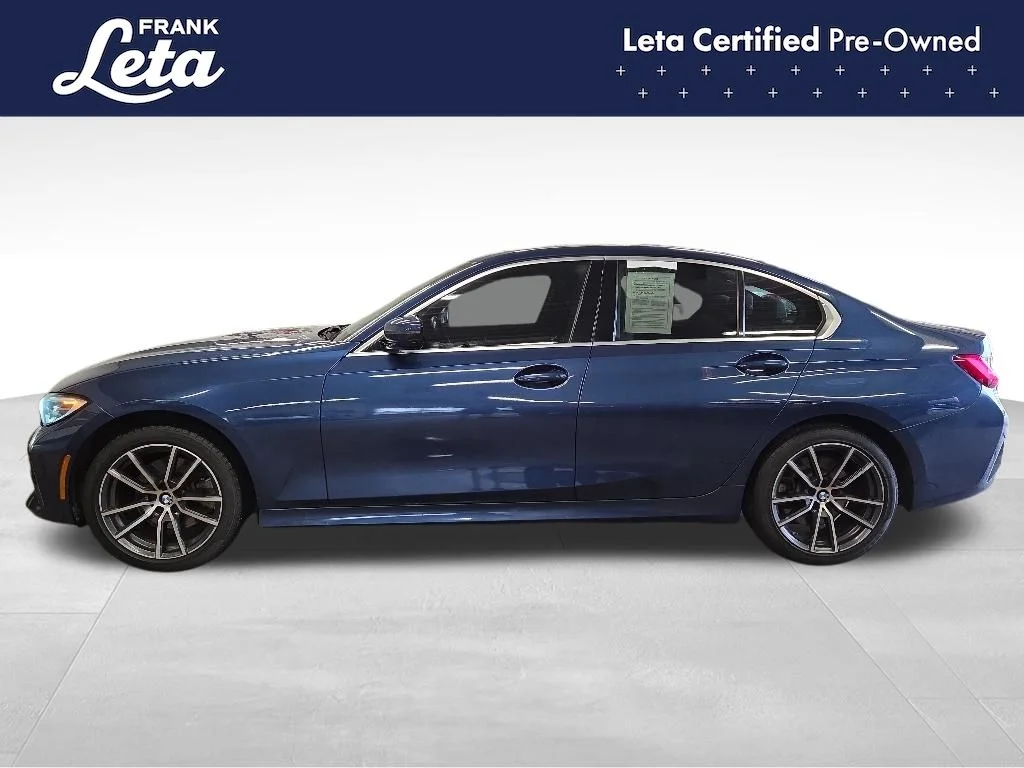 Certified Used 2021 Blue BMW 330i xDrive image 3