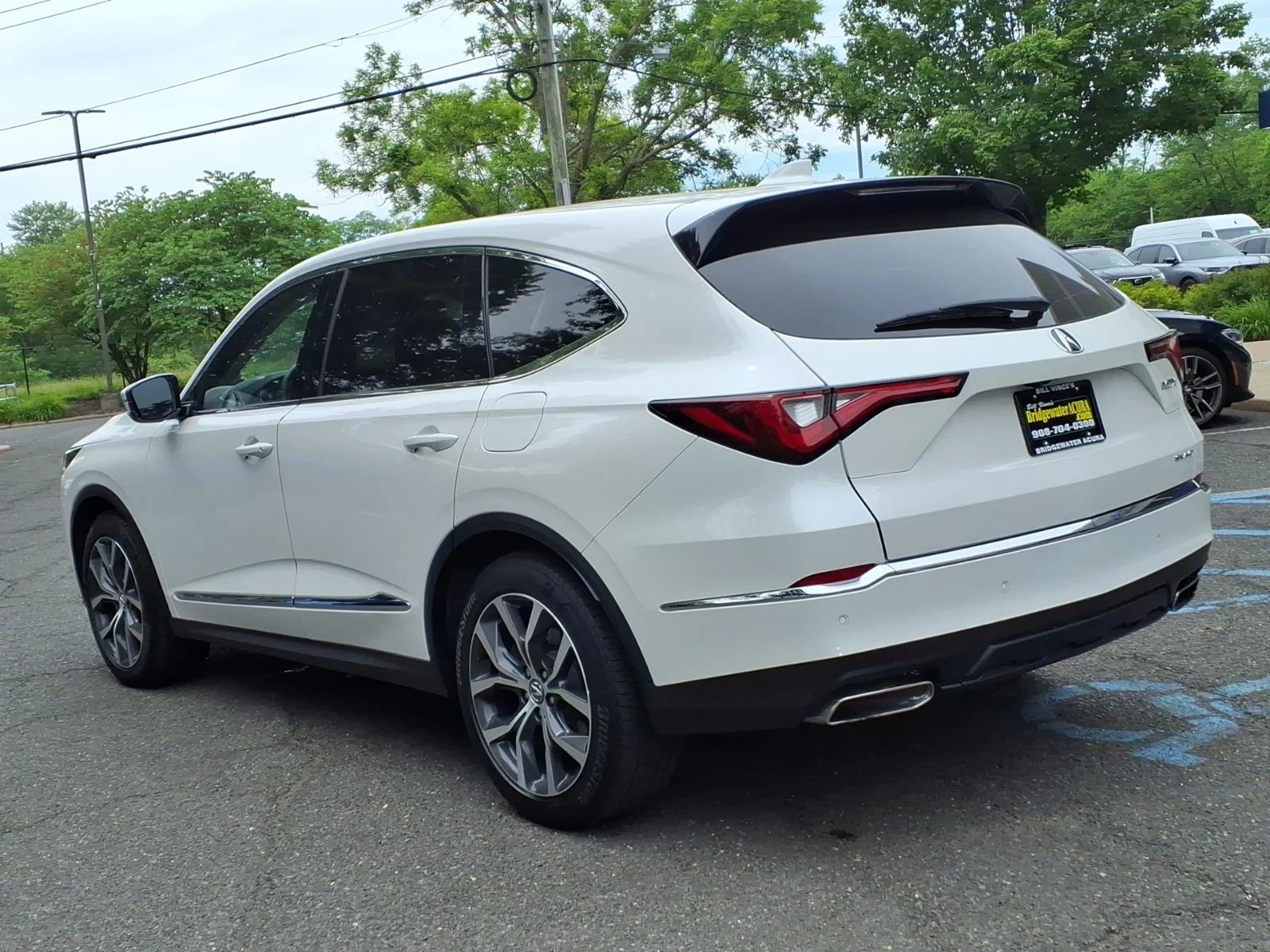 Used 2023 Platinum White Pearl Acura SH-AWD TECH image 6
